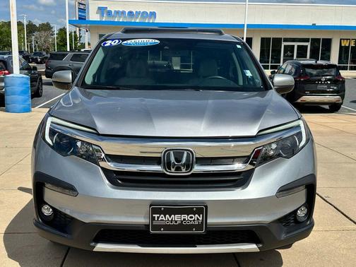 Lunar Silver Metallic 2020 Honda Pilot 2WD EX-L