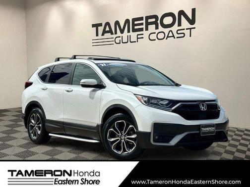 Platinum White Pearl 2021 Honda CR-V 2WD EX-L