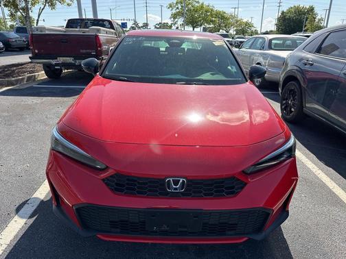 Rallye Red 2025 Honda Civic Hybrid Sport