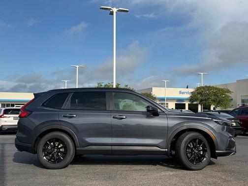 Meteorite Gray Metallic 2024 Honda CR-V Hybrid Sport FWD