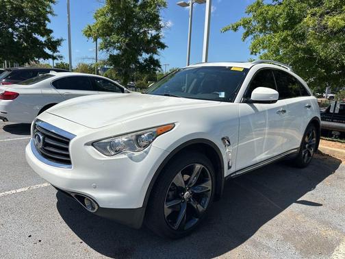 Moonlight White 2013 INFINITI FX37 Base