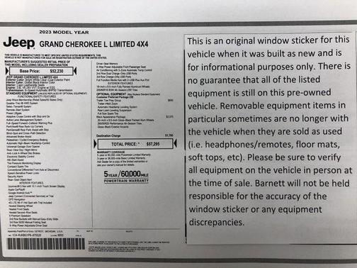2023 Jeep Grand Cherokee L Limited