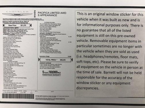 2024 Chrysler Pacifica Limited