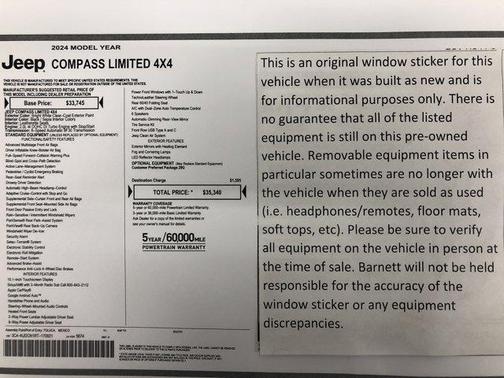 2024 Jeep Compass Limited