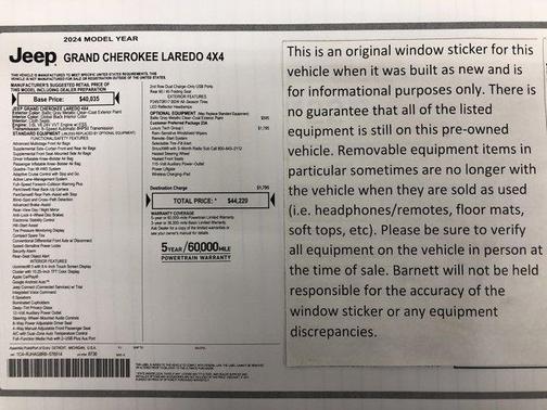 2024 Jeep Grand Cherokee Laredo