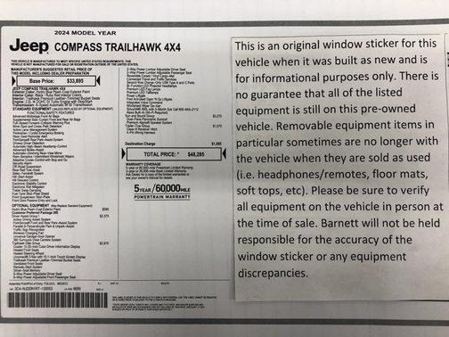 2024 Jeep Compass Trailhawk