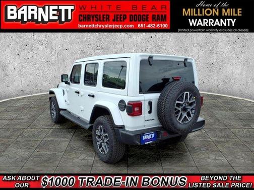 Bright White Clearcoat 2026 Jeep Wrangler Sahara