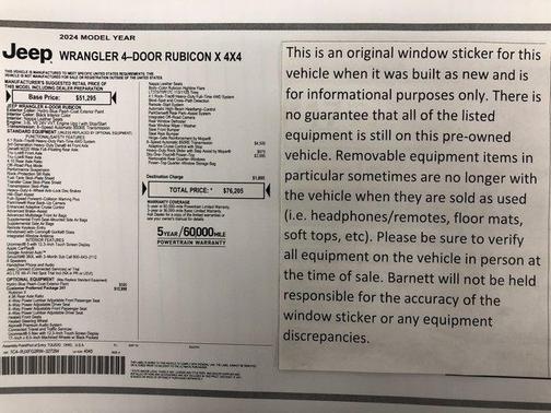 2024 Jeep Wrangler Rubicon
