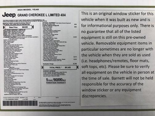 2024 Jeep Grand Cherokee L Limited