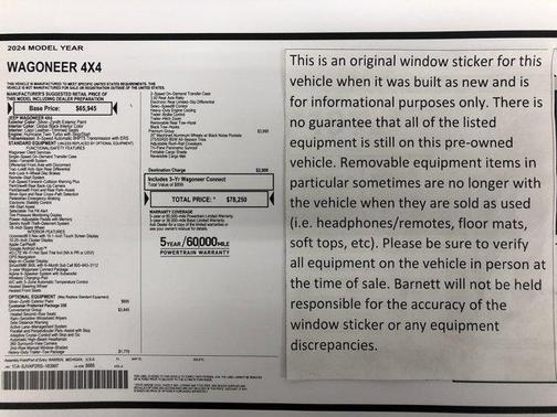 2024 Jeep Wagoneer Base