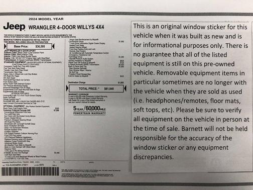 2024 Jeep Wrangler Sport