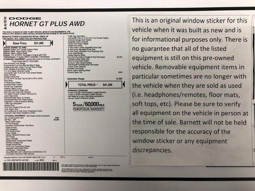 2024 Dodge Hornet GT