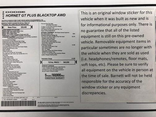 2024 Dodge Hornet GT Plus