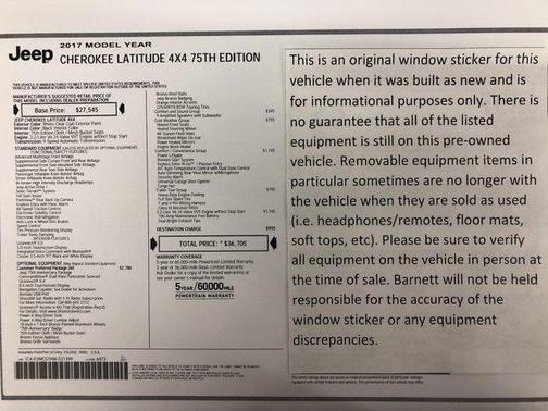 2017 Jeep Cherokee Latitude