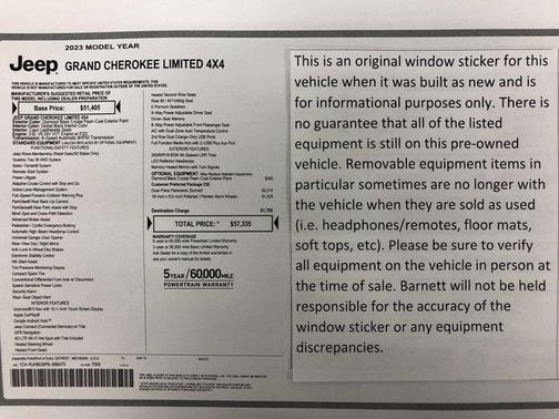 2023 Jeep Grand Cherokee Limited