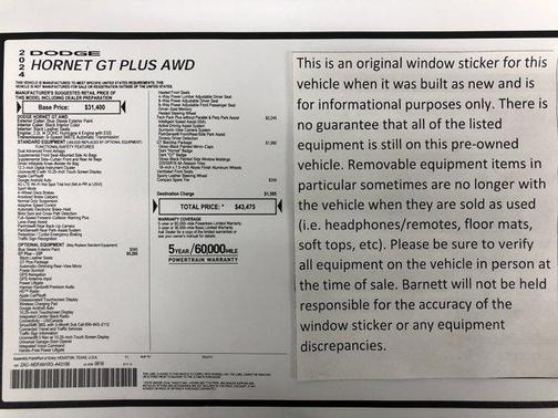 2024 Dodge Hornet GT