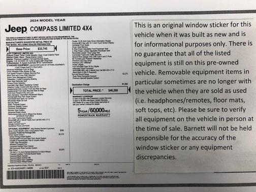 2024 Jeep Compass Limited