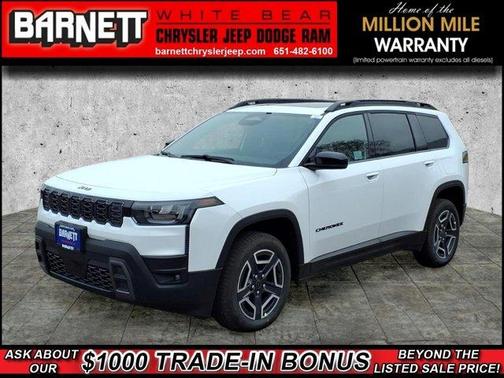Bright White Clearcoat 2026 Jeep Cherokee LAREDO/LIMITED