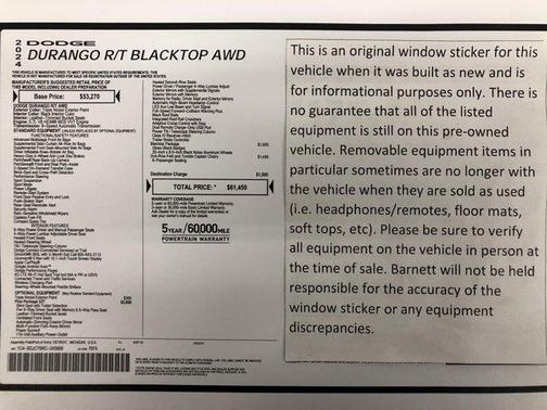 2024 Dodge Durango R/T