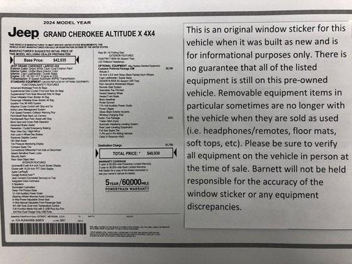 2024 Jeep Grand Cherokee Laredo