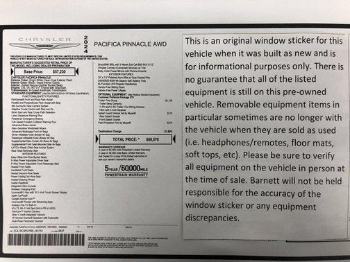 2024 Chrysler Pacifica Pinnacle