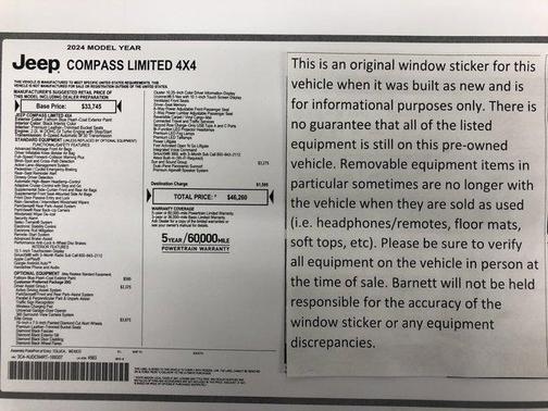 2024 Jeep Compass Limited