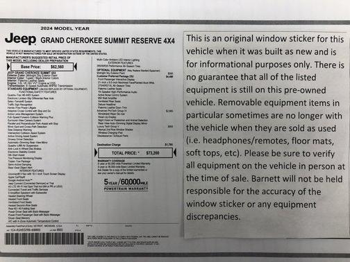 2024 Jeep Grand Cherokee Summit