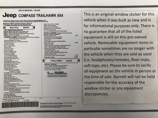 2019 Jeep Compass Trailhawk