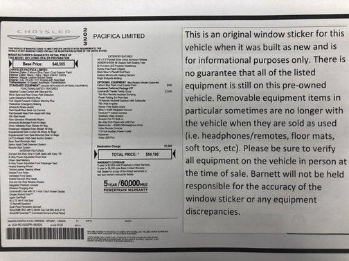 2023 Chrysler Pacifica Limited