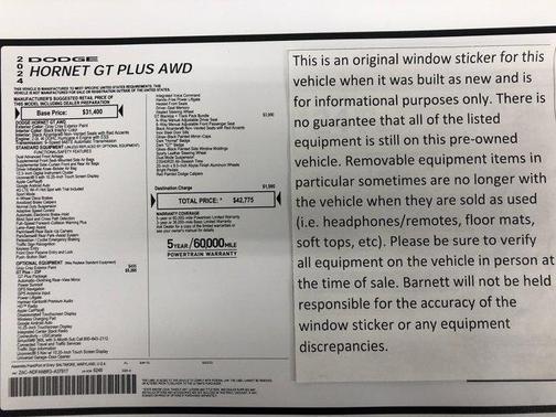 2024 Dodge Hornet GT