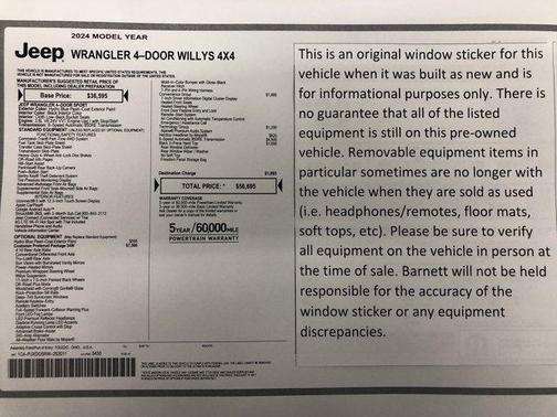 2024 Jeep Wrangler Sport
