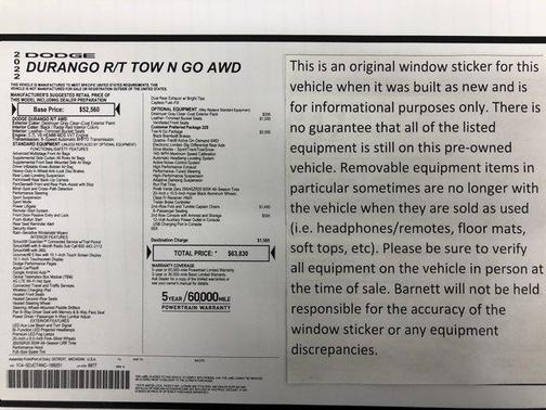 2022 Dodge Durango R/T