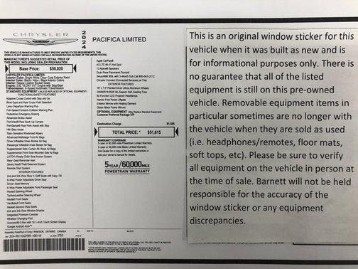 2024 Chrysler Pacifica Limited