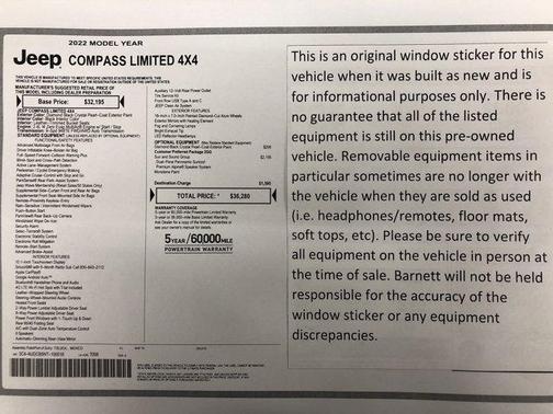 2022 Jeep Compass Limited