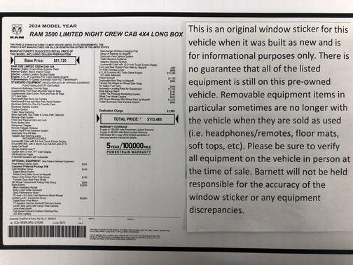 2024 RAM 3500 Limited