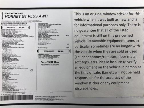 2024 Dodge Hornet GT