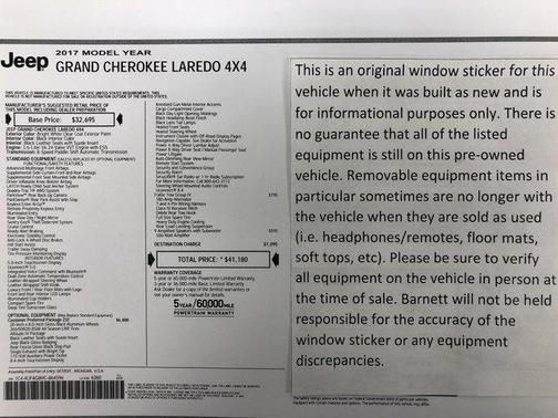 2017 Jeep Grand Cherokee Altitude