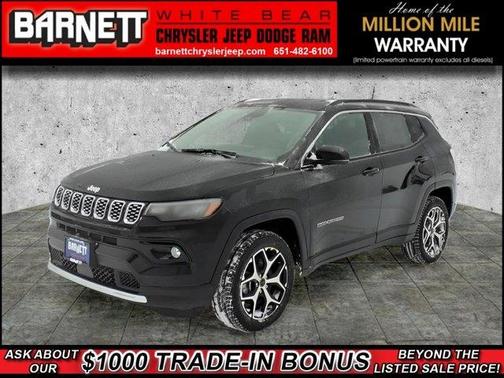 Diamond Black 2026 Jeep Compass Limited