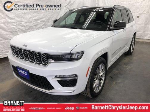 Bright White Clearcoat 2025 Jeep Grand Cherokee Summit