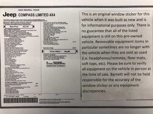 2024 Jeep Compass Limited