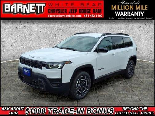 Bright White Clearcoat 2026 Jeep Cherokee LAREDO/LIMITED
