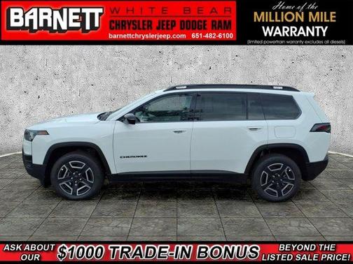 Bright White Clearcoat 2026 Jeep Cherokee LAREDO/LIMITED