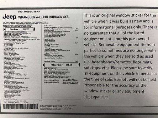 2024 Jeep Wrangler 4xe Rubicon