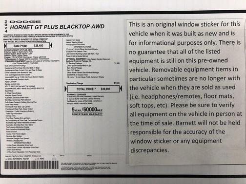2024 Dodge Hornet GT Plus