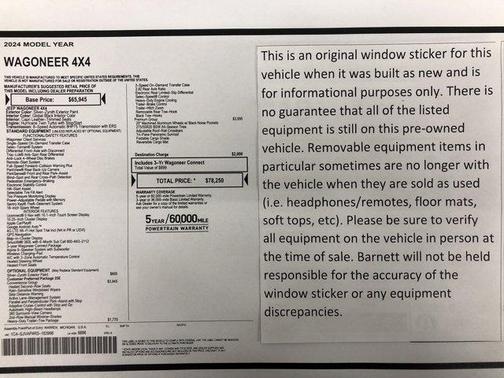 2024 Jeep Wagoneer Base