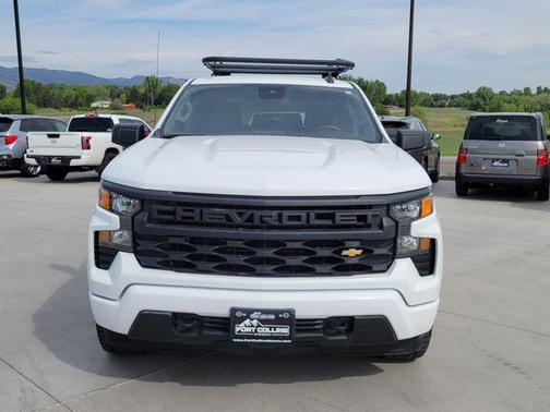 Summit White 2023 Chevrolet Silverado 1500 Custom
