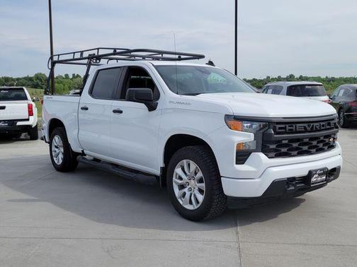 Summit White 2023 Chevrolet Silverado 1500 Custom