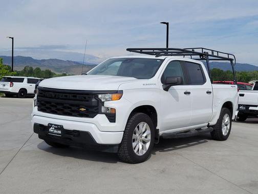 Summit White 2023 Chevrolet Silverado 1500 Custom