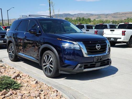 Deep Ocean Blue Pearl 2023 Nissan Pathfinder Platinum 4WD