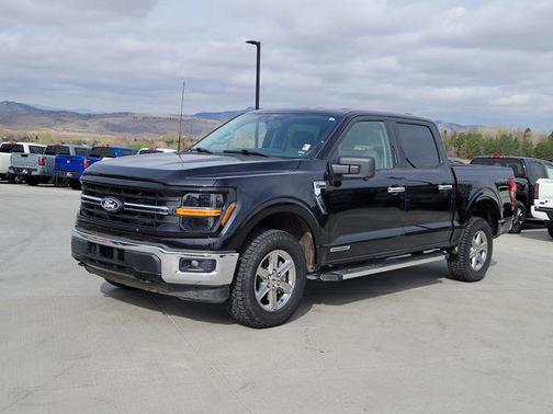 AGATE BLACK METALLIC 2024 Ford F-150 XLT